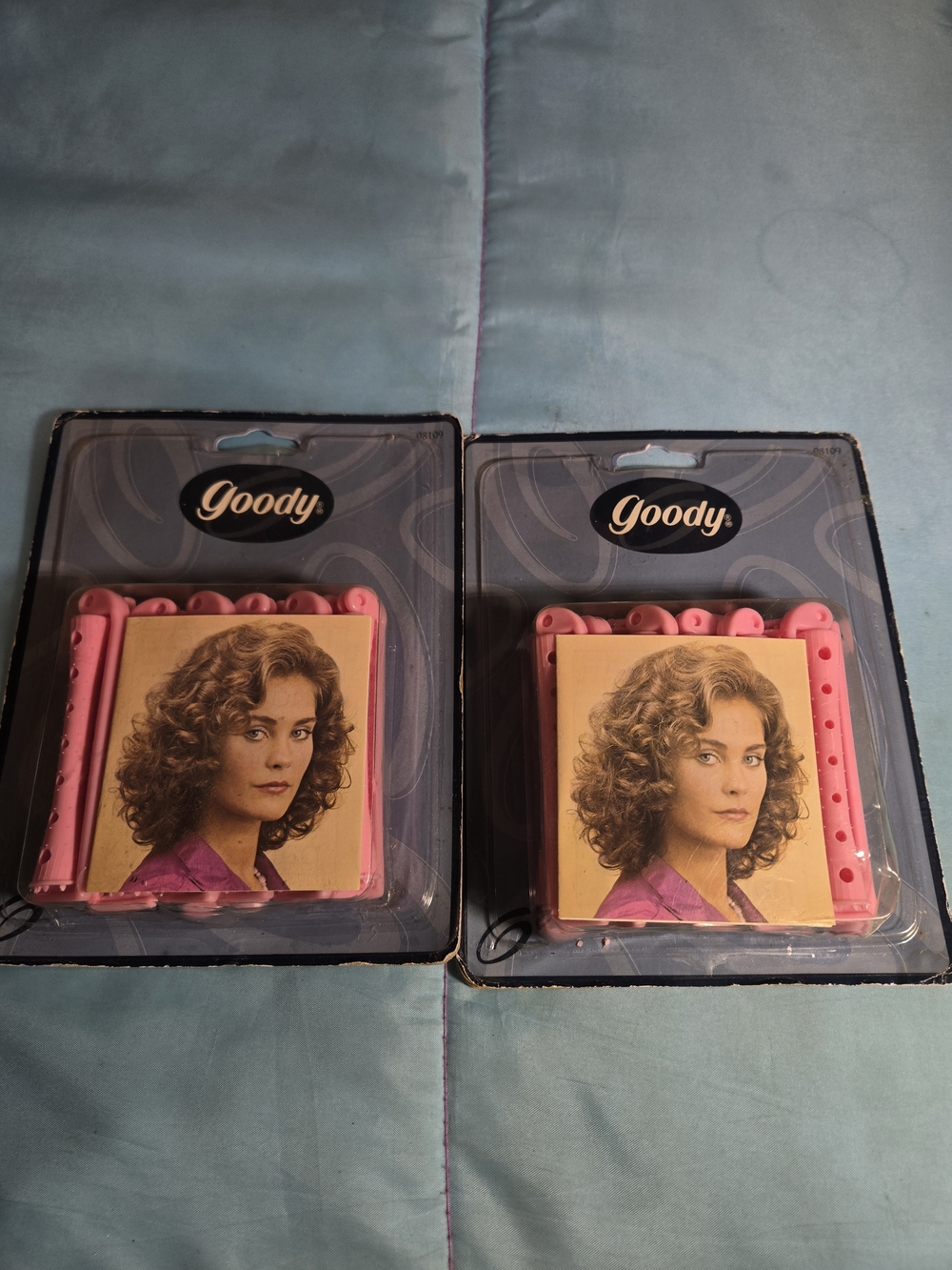 Vintage New Goody Medium Perm Rod Pink Curlers 12 ct 2000 Set Of 2